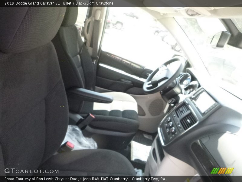 Billet / Black/Light Graystone 2019 Dodge Grand Caravan SE