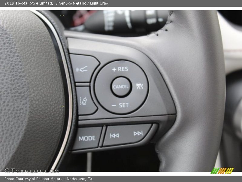 Silver Sky Metallic / Light Gray 2019 Toyota RAV4 Limited