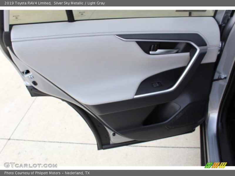 Silver Sky Metallic / Light Gray 2019 Toyota RAV4 Limited