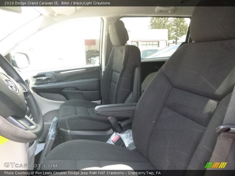 Billet / Black/Light Graystone 2019 Dodge Grand Caravan SE