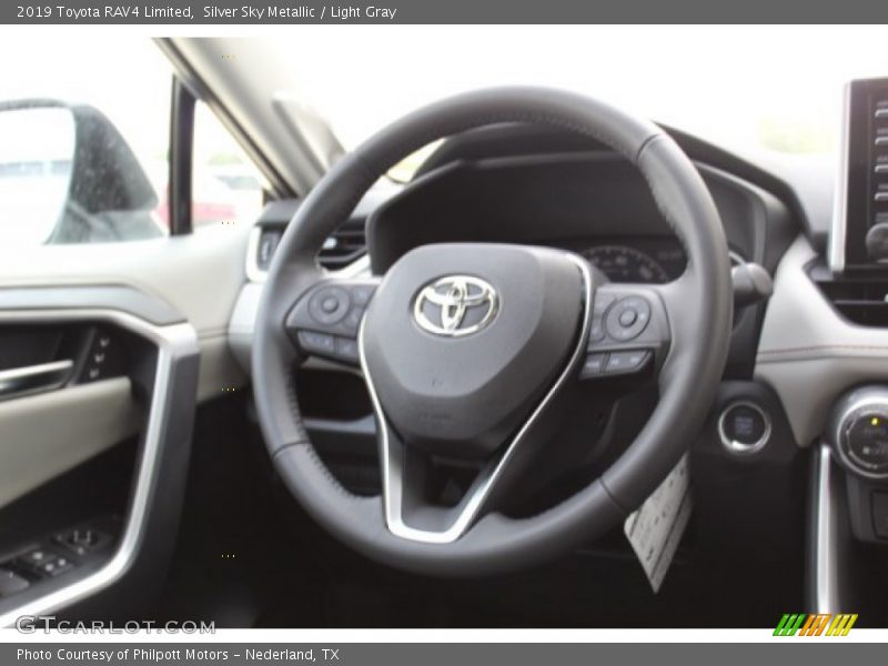 Silver Sky Metallic / Light Gray 2019 Toyota RAV4 Limited