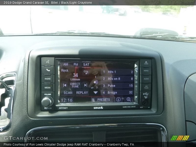Billet / Black/Light Graystone 2019 Dodge Grand Caravan SE