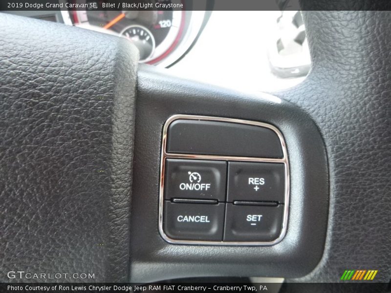 Billet / Black/Light Graystone 2019 Dodge Grand Caravan SE