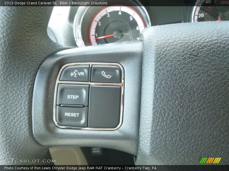Billet / Black/Light Graystone 2019 Dodge Grand Caravan SE