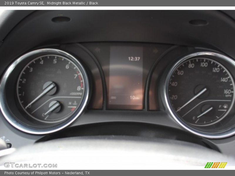 Midnight Black Metallic / Black 2019 Toyota Camry SE