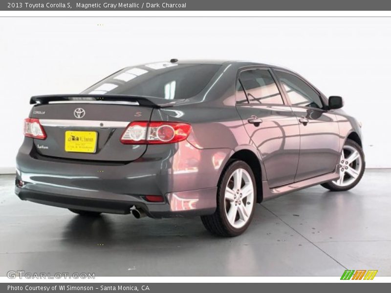 Magnetic Gray Metallic / Dark Charcoal 2013 Toyota Corolla S