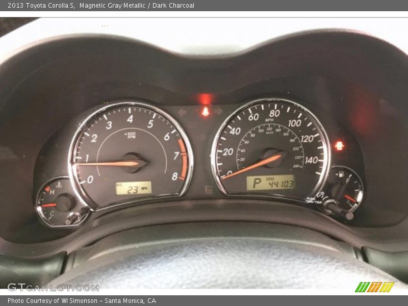 Magnetic Gray Metallic / Dark Charcoal 2013 Toyota Corolla S