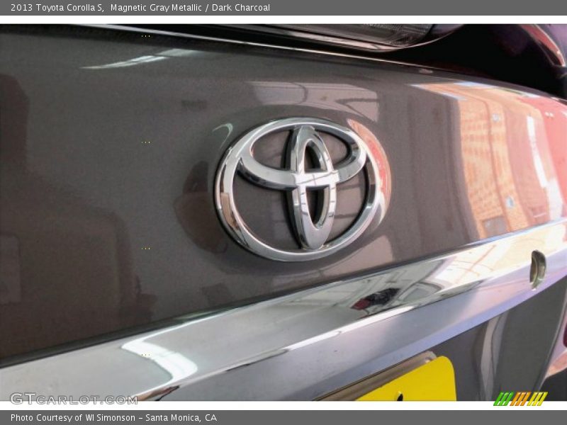 Magnetic Gray Metallic / Dark Charcoal 2013 Toyota Corolla S