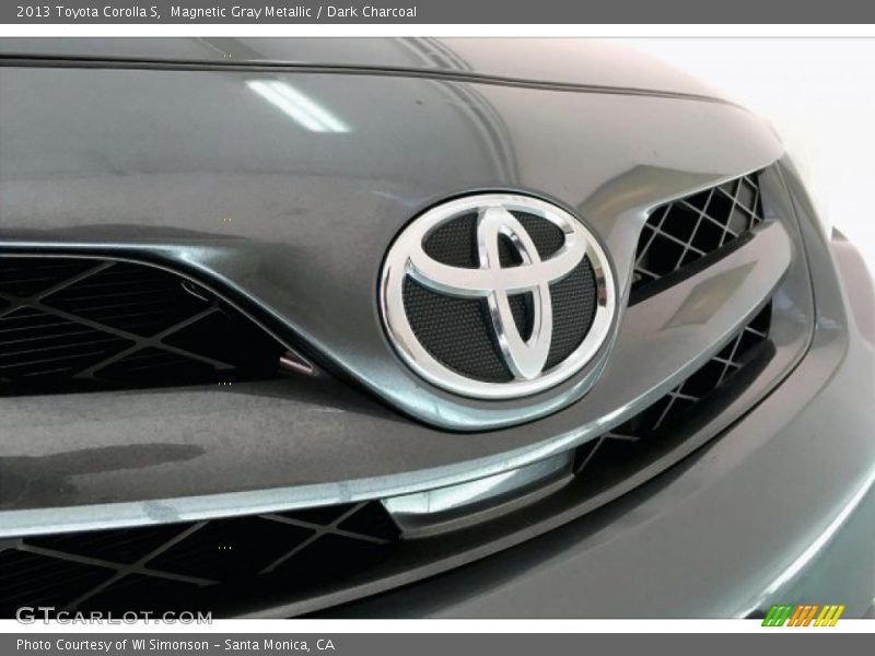 Magnetic Gray Metallic / Dark Charcoal 2013 Toyota Corolla S