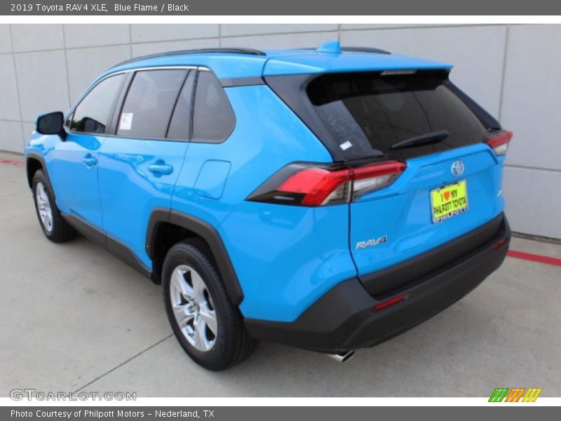 Blue Flame / Black 2019 Toyota RAV4 XLE