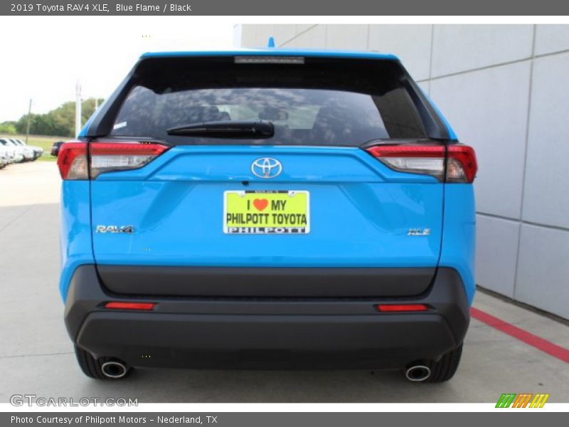 Blue Flame / Black 2019 Toyota RAV4 XLE