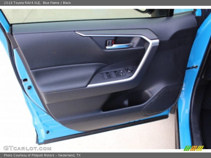 Blue Flame / Black 2019 Toyota RAV4 XLE