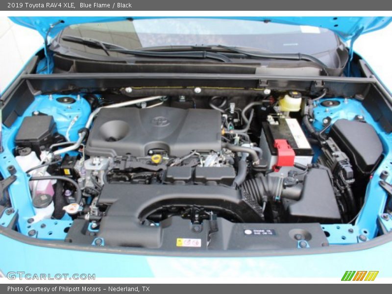 Blue Flame / Black 2019 Toyota RAV4 XLE