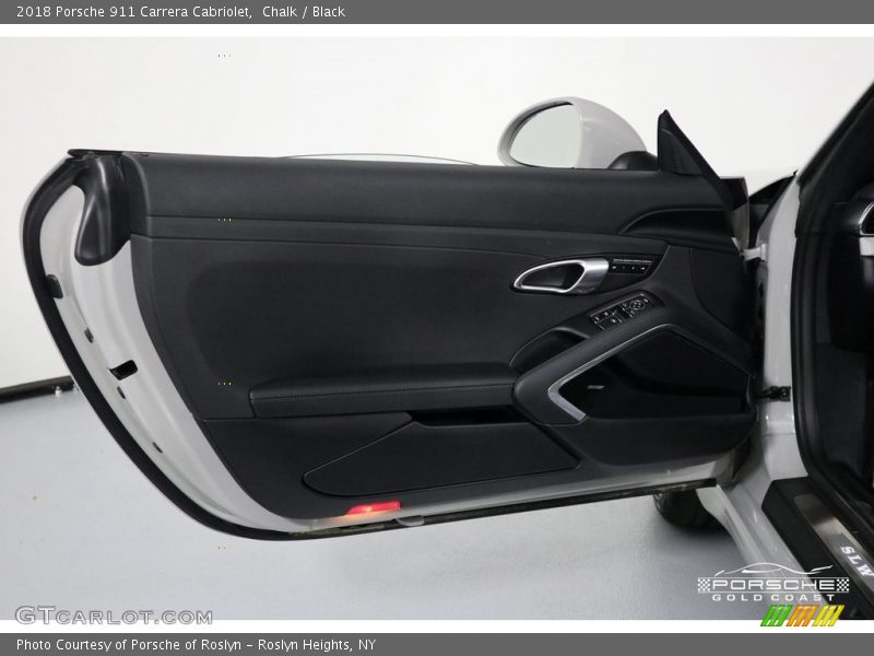 Chalk / Black 2018 Porsche 911 Carrera Cabriolet