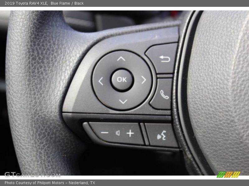 Blue Flame / Black 2019 Toyota RAV4 XLE