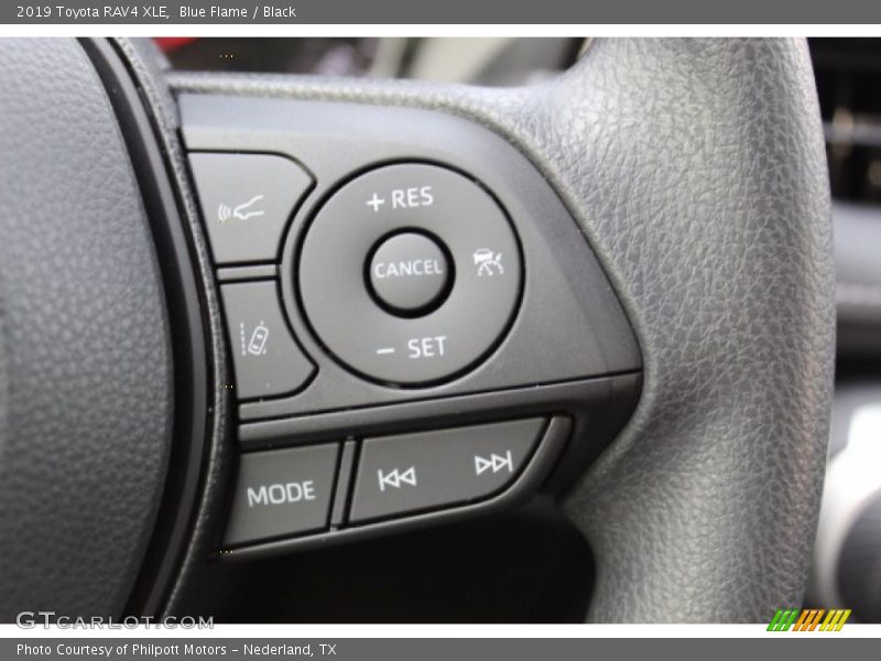 Blue Flame / Black 2019 Toyota RAV4 XLE