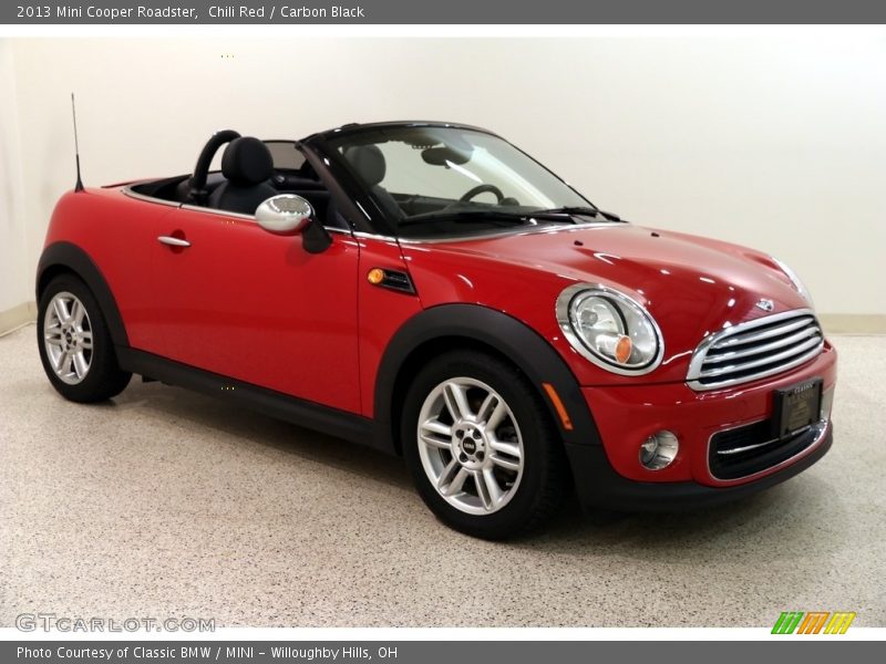 Chili Red / Carbon Black 2013 Mini Cooper Roadster