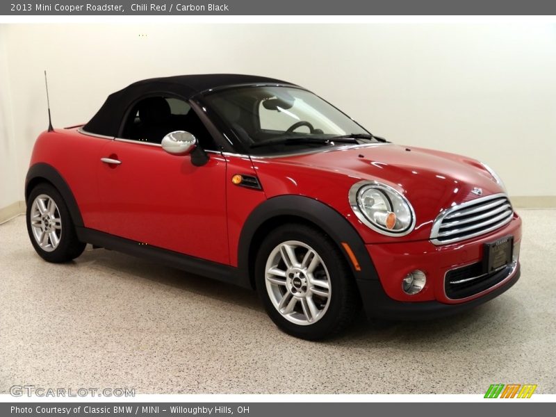 Chili Red / Carbon Black 2013 Mini Cooper Roadster
