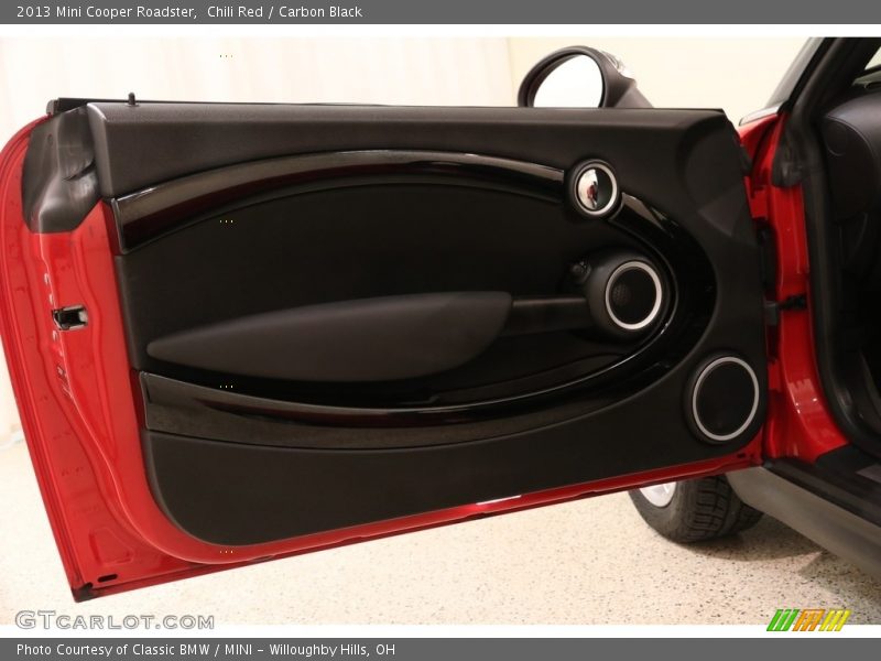 Chili Red / Carbon Black 2013 Mini Cooper Roadster