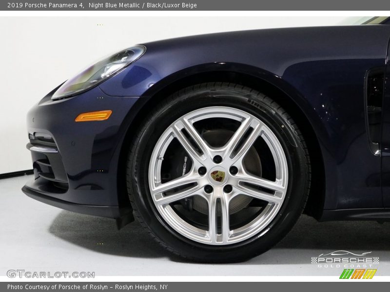 Night Blue Metallic / Black/Luxor Beige 2019 Porsche Panamera 4