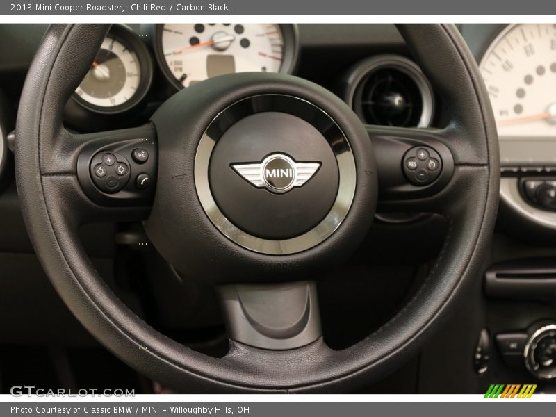 Chili Red / Carbon Black 2013 Mini Cooper Roadster