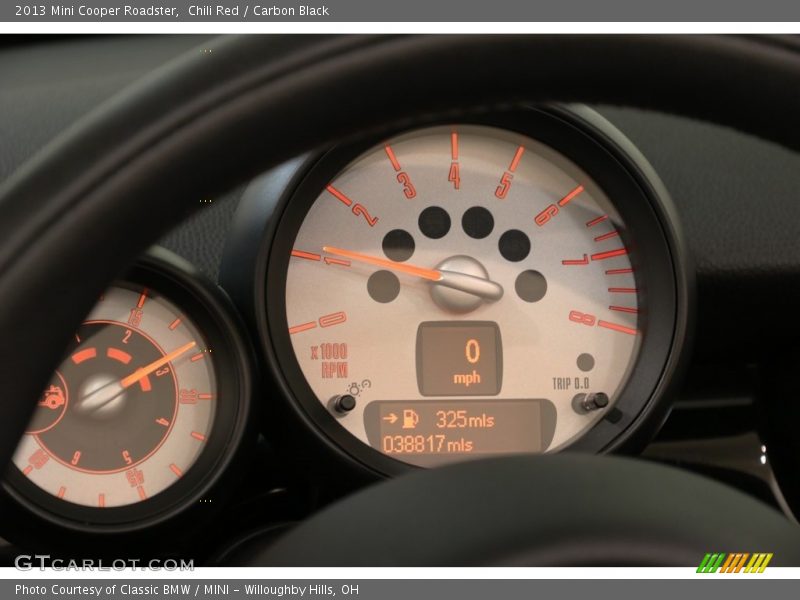 Chili Red / Carbon Black 2013 Mini Cooper Roadster
