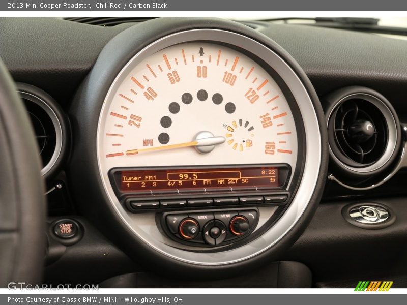 Chili Red / Carbon Black 2013 Mini Cooper Roadster