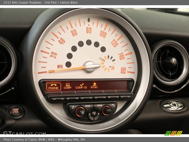 Chili Red / Carbon Black 2013 Mini Cooper Roadster