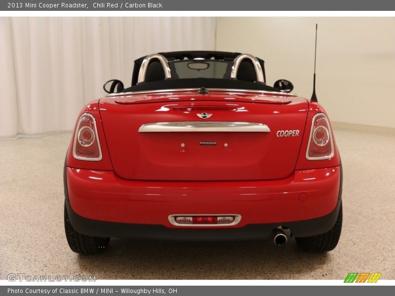 Chili Red / Carbon Black 2013 Mini Cooper Roadster