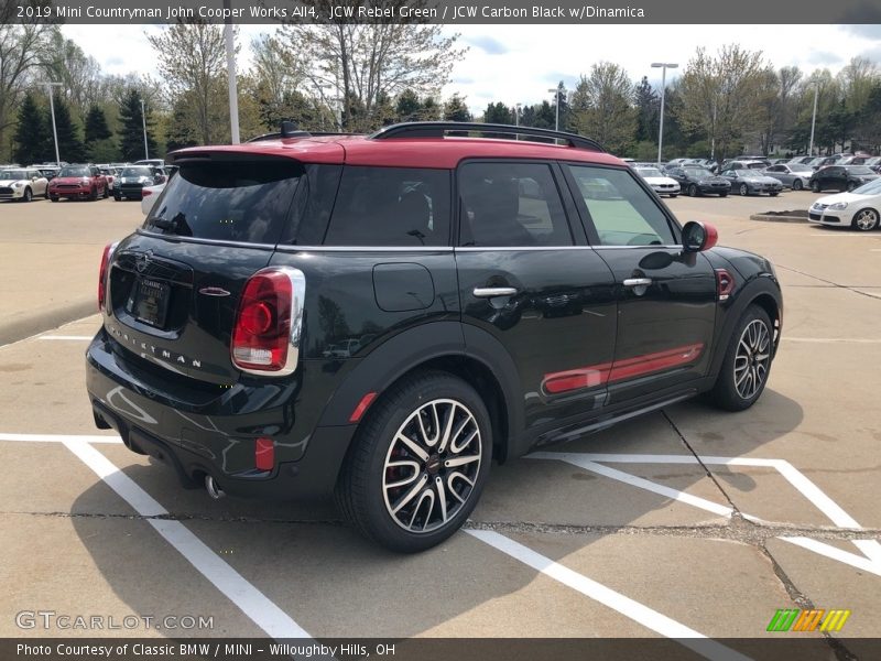 JCW Rebel Green / JCW Carbon Black w/Dinamica 2019 Mini Countryman John Cooper Works All4