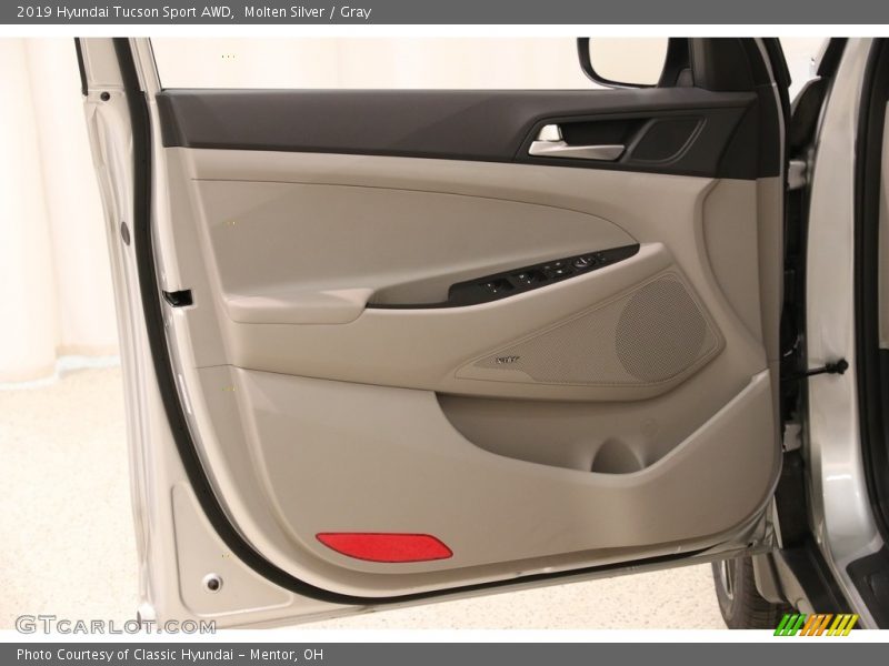 Molten Silver / Gray 2019 Hyundai Tucson Sport AWD