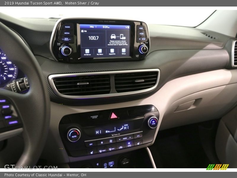 Molten Silver / Gray 2019 Hyundai Tucson Sport AWD