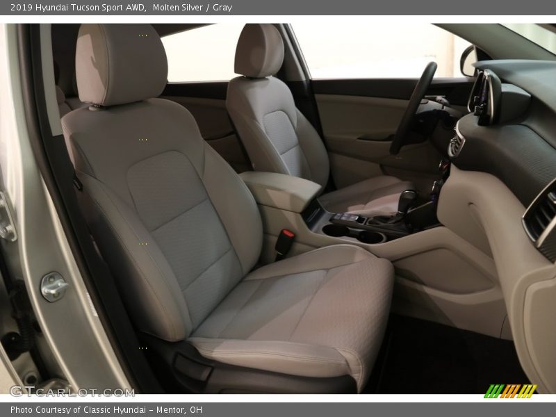 Molten Silver / Gray 2019 Hyundai Tucson Sport AWD