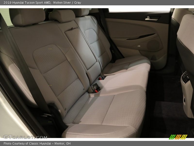 Molten Silver / Gray 2019 Hyundai Tucson Sport AWD