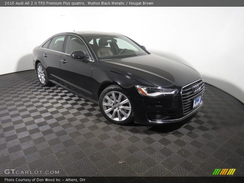 Mythos Black Metallic / Nougat Brown 2016 Audi A6 2.0 TFSI Premium Plus quattro