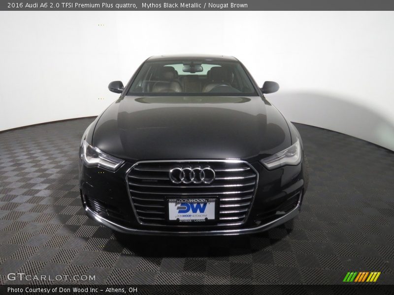 Mythos Black Metallic / Nougat Brown 2016 Audi A6 2.0 TFSI Premium Plus quattro