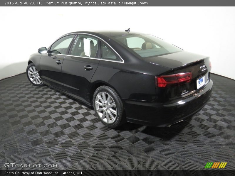 Mythos Black Metallic / Nougat Brown 2016 Audi A6 2.0 TFSI Premium Plus quattro