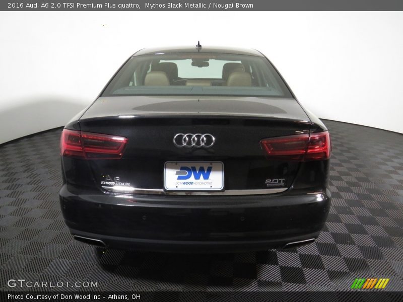 Mythos Black Metallic / Nougat Brown 2016 Audi A6 2.0 TFSI Premium Plus quattro