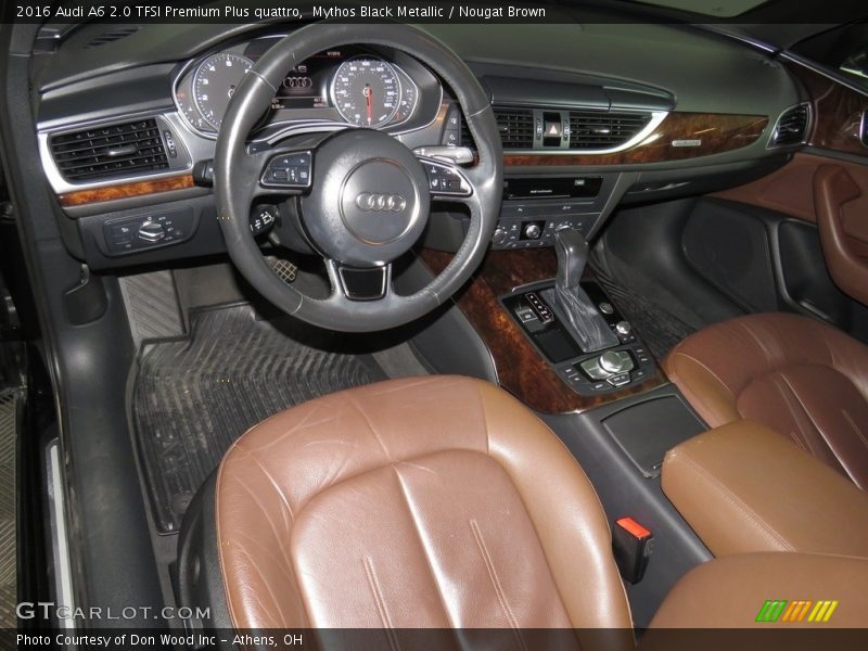 Mythos Black Metallic / Nougat Brown 2016 Audi A6 2.0 TFSI Premium Plus quattro