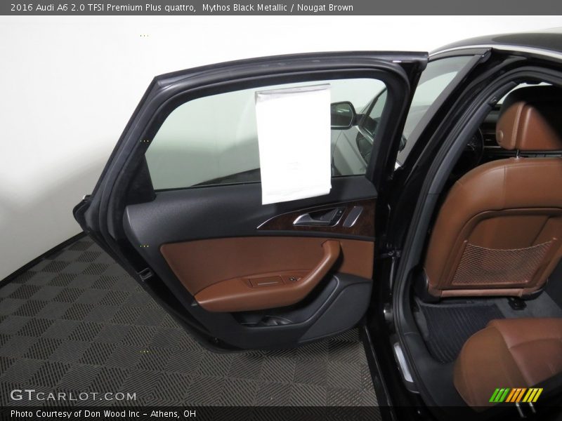 Mythos Black Metallic / Nougat Brown 2016 Audi A6 2.0 TFSI Premium Plus quattro