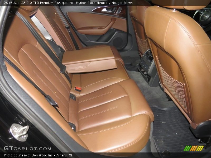Mythos Black Metallic / Nougat Brown 2016 Audi A6 2.0 TFSI Premium Plus quattro