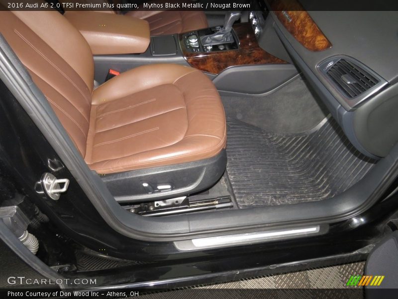 Mythos Black Metallic / Nougat Brown 2016 Audi A6 2.0 TFSI Premium Plus quattro