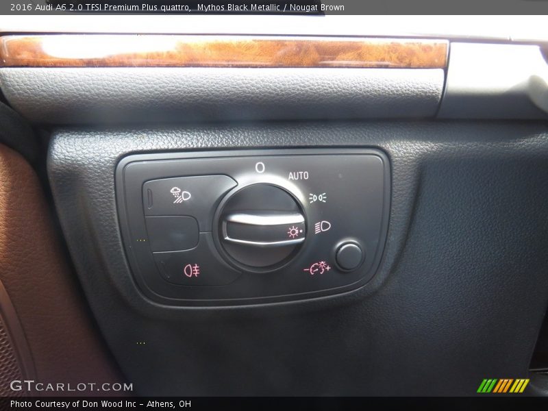 Mythos Black Metallic / Nougat Brown 2016 Audi A6 2.0 TFSI Premium Plus quattro