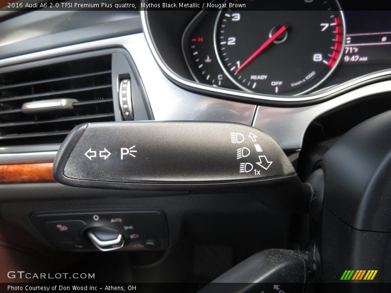 Mythos Black Metallic / Nougat Brown 2016 Audi A6 2.0 TFSI Premium Plus quattro