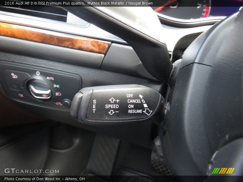Mythos Black Metallic / Nougat Brown 2016 Audi A6 2.0 TFSI Premium Plus quattro