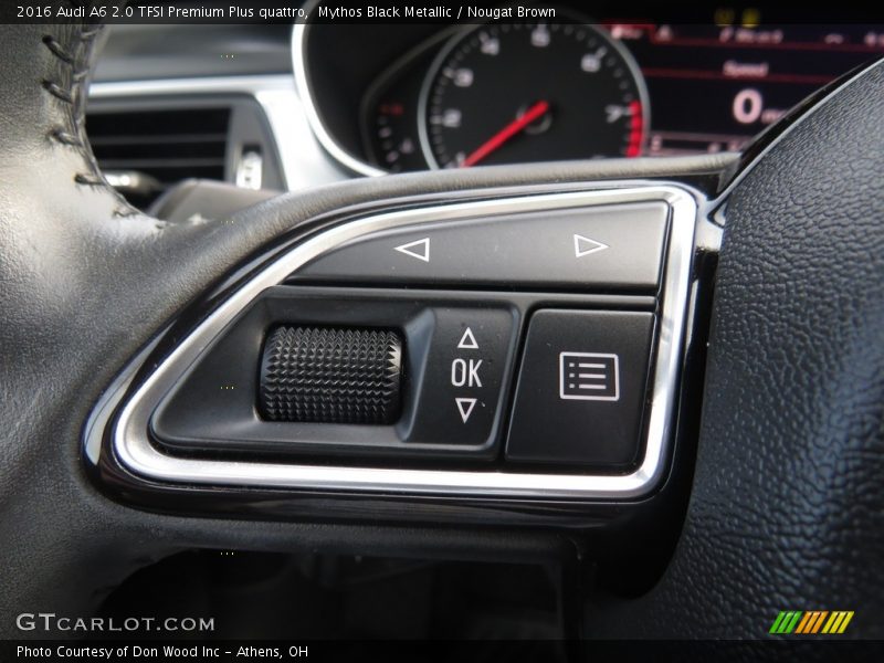 Mythos Black Metallic / Nougat Brown 2016 Audi A6 2.0 TFSI Premium Plus quattro