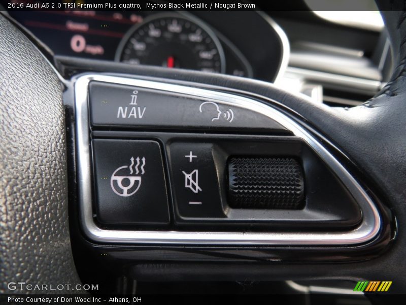 Mythos Black Metallic / Nougat Brown 2016 Audi A6 2.0 TFSI Premium Plus quattro