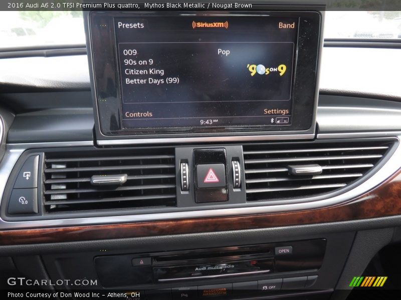 Mythos Black Metallic / Nougat Brown 2016 Audi A6 2.0 TFSI Premium Plus quattro