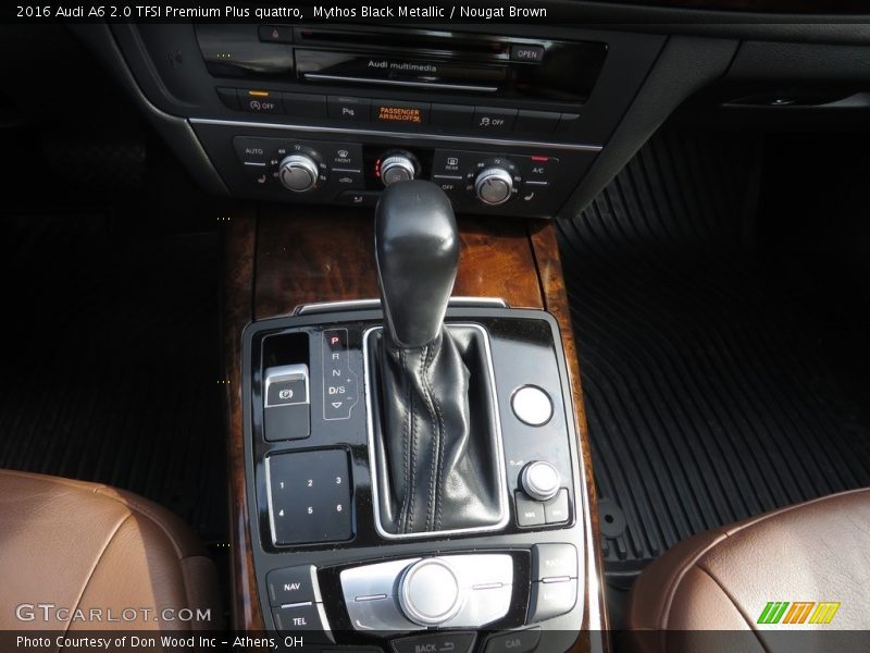 Mythos Black Metallic / Nougat Brown 2016 Audi A6 2.0 TFSI Premium Plus quattro