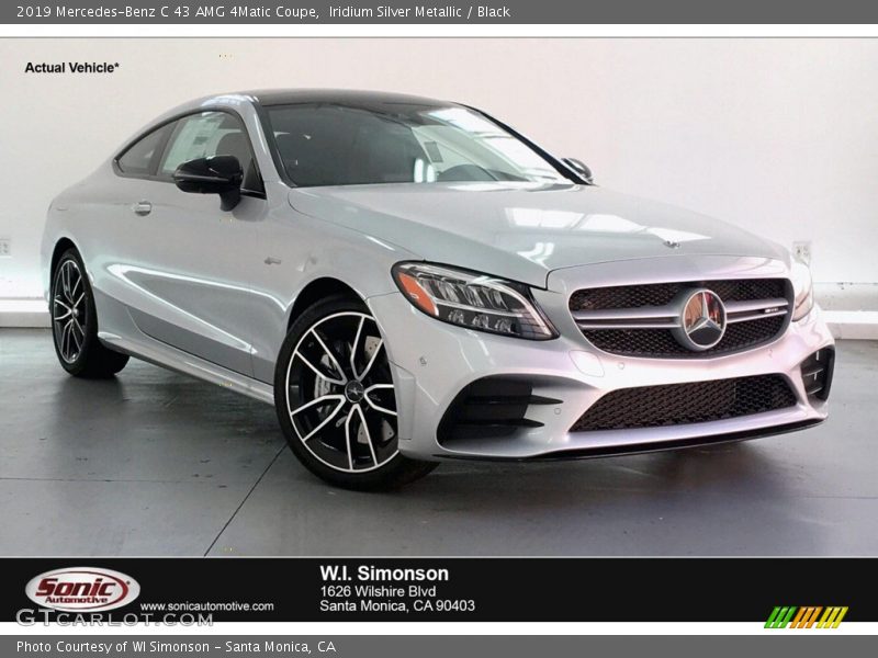 Iridium Silver Metallic / Black 2019 Mercedes-Benz C 43 AMG 4Matic Coupe